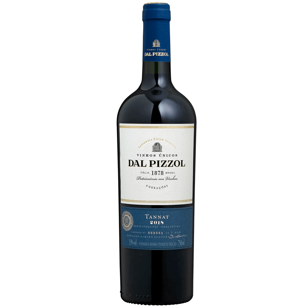 Vinho Dal Pizzol Tinto Seco Brasil Tannat 2018 750ml