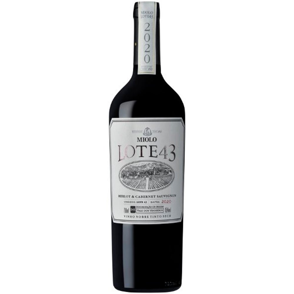 Vinho Miolo Tinto Seco Brasil Lote 43 Cabernet Sauvignon, Gamay, Merlot 2022 750ml