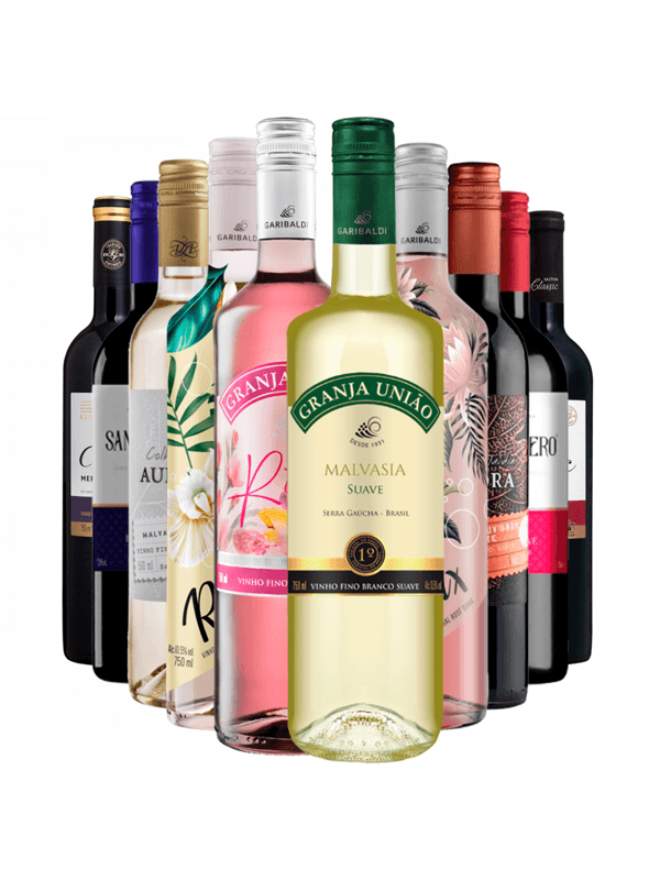 Kit 10 Vinhos & Frisantes da Serra Gaúcha | WerleComercial