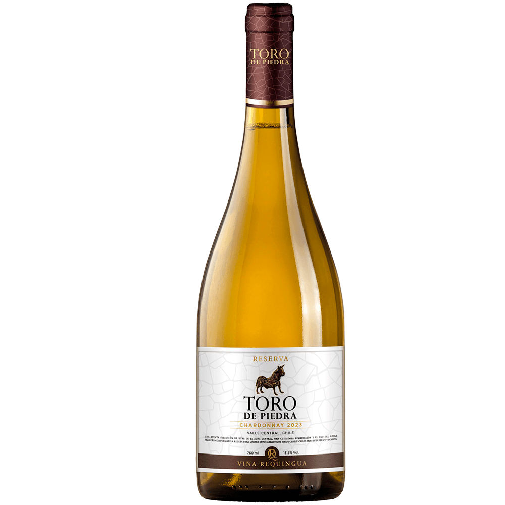 Vinho Viña Requingua Branco Seco Chile Toro de Piedra Reserva Chardonnay 750ml