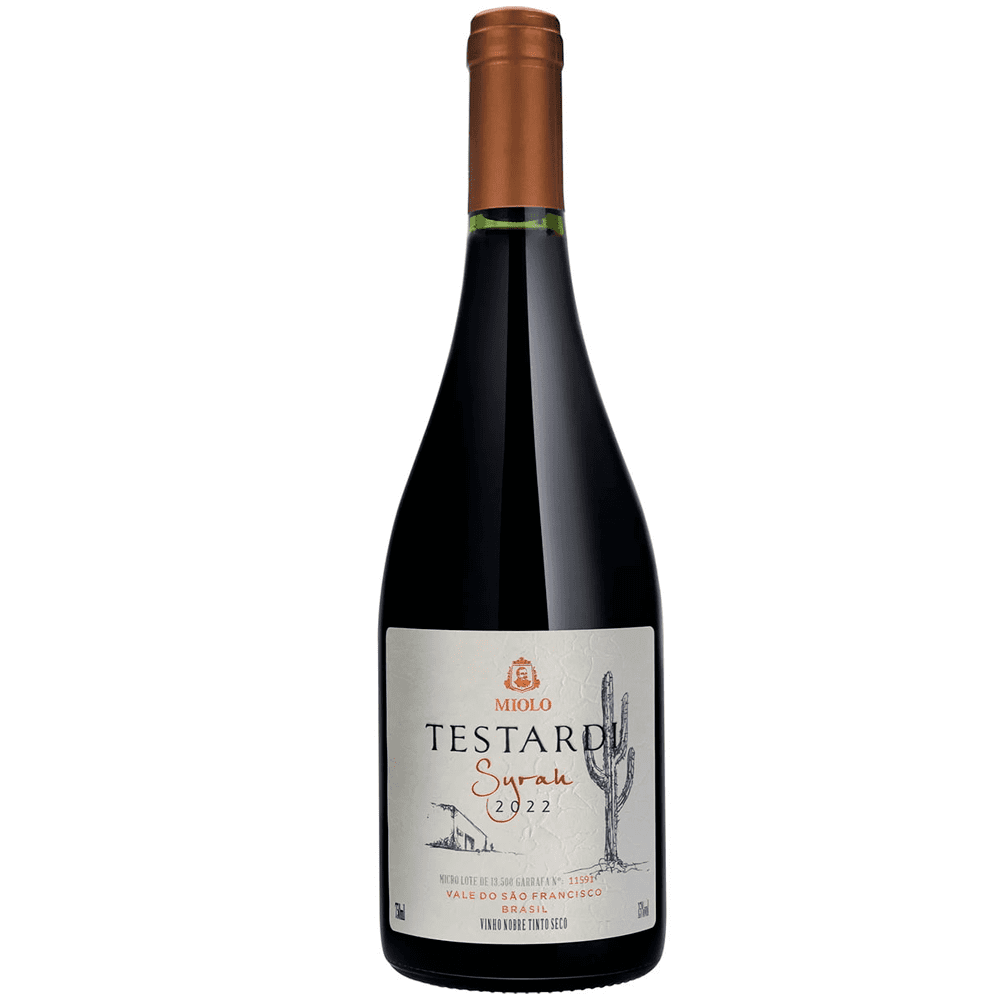 Vinho Miolo Tinto Seco Brasil Testardi Syrah 2022 750ml