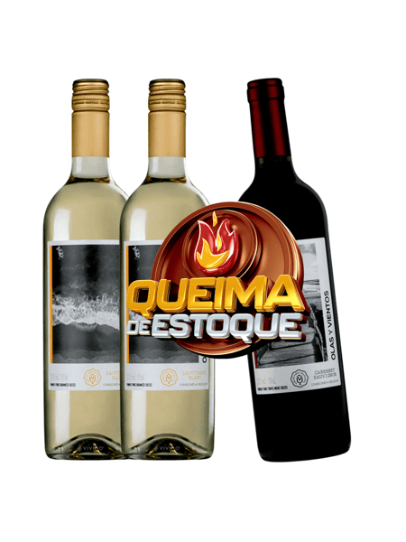 Vinho Olas Y Vientos Sauvignon Blanc + Cabernet 750ml