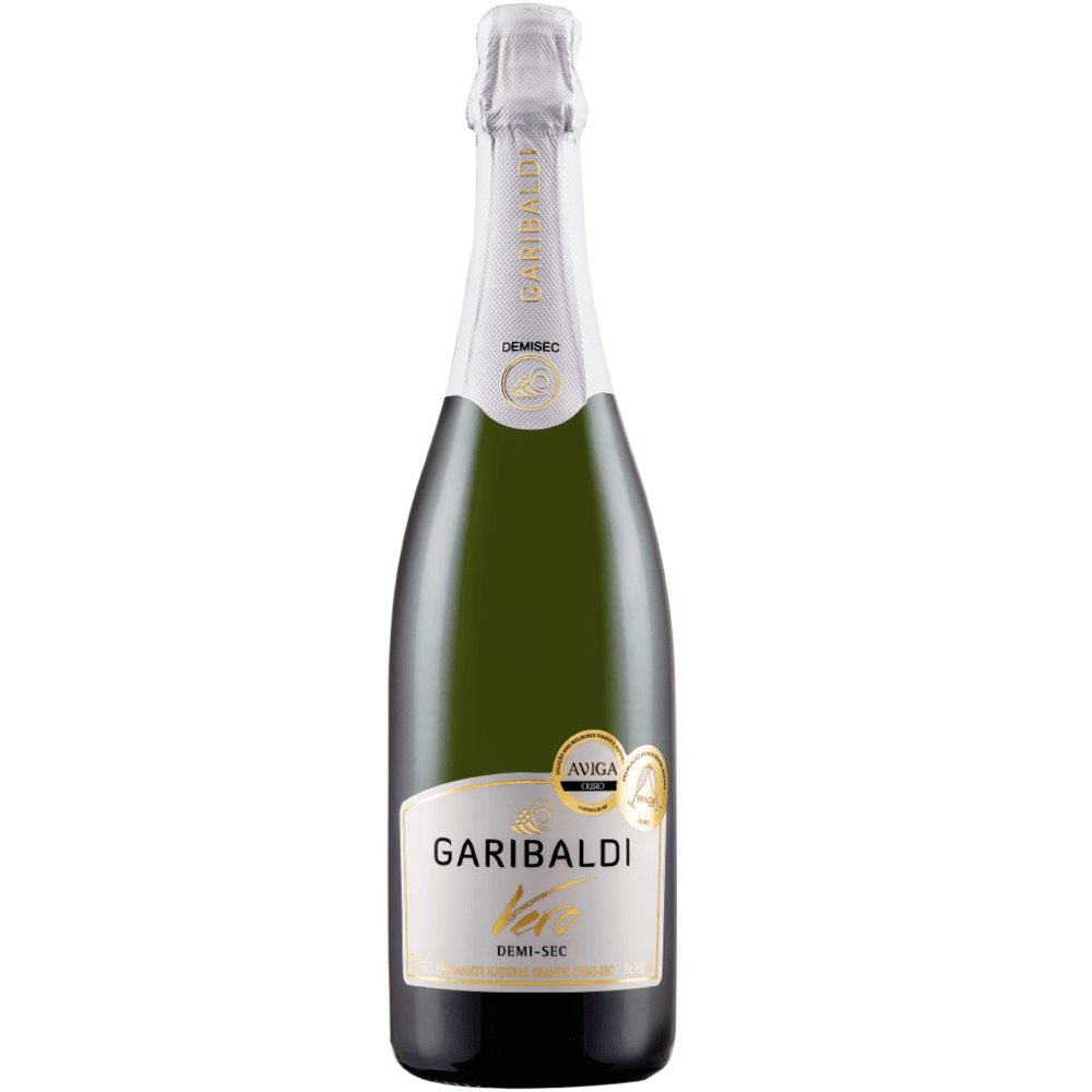 Espumante Garibaldi Branco Demi Sec Brasil Vero Riesling, Trebbiano 750ml
