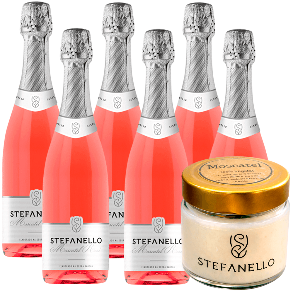 Steef&Co. 花梨スポルテッドmp Kit 6 Espumantes Stefanello Moscatel Rosé 750ml | Werle