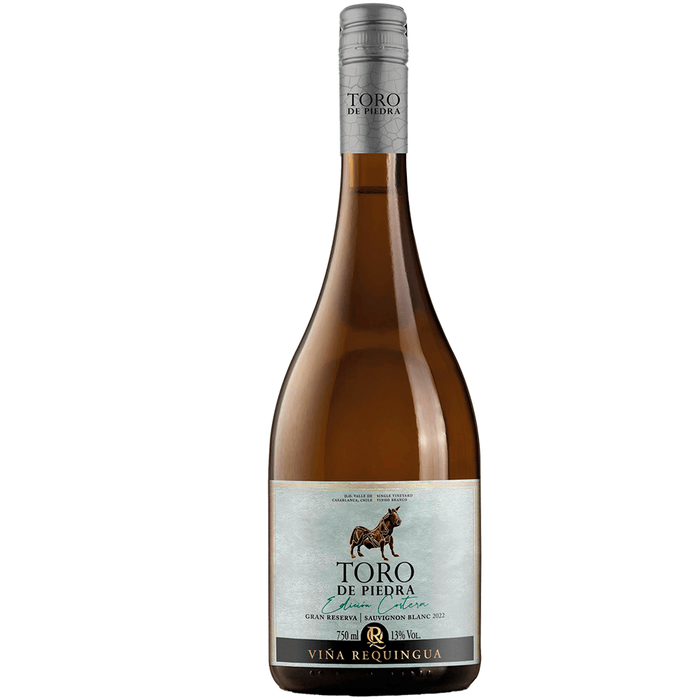 Vinho Viña Requingua Branco Seco Chile Toro de Piedra Edición Costera Gran Reserva Sauvignon Blanc 750ml