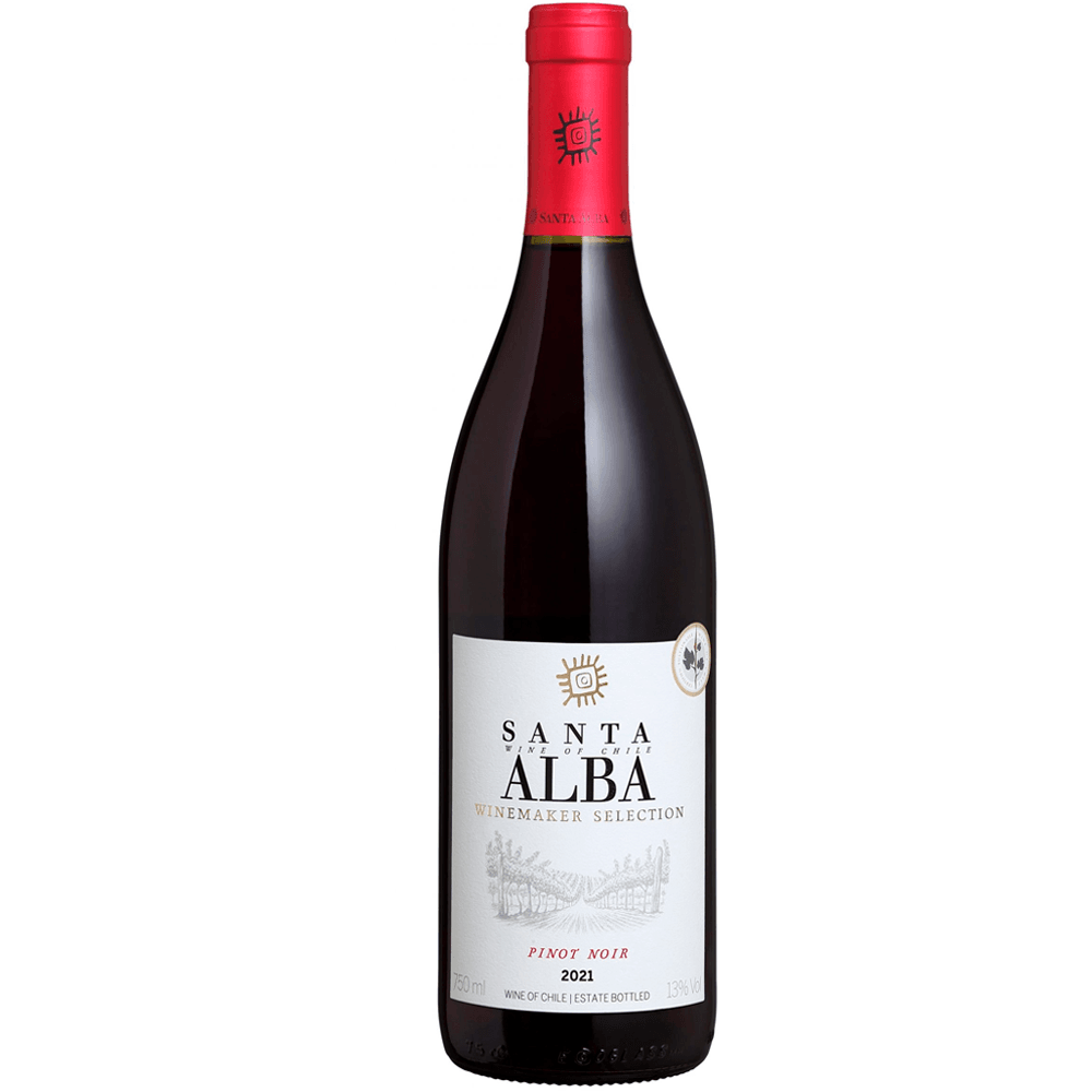 Vinho Santa Alba Tinto Seco Chile Winemaker Selection Pinot Noir 750ml