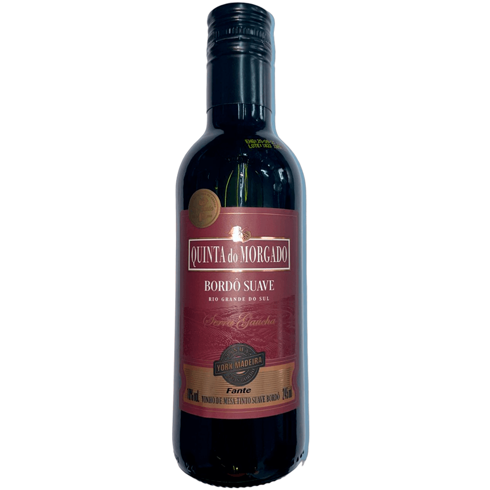 Vinho Fante Tinto Suave Brasil Quinta do Morgado Bordô 245ml