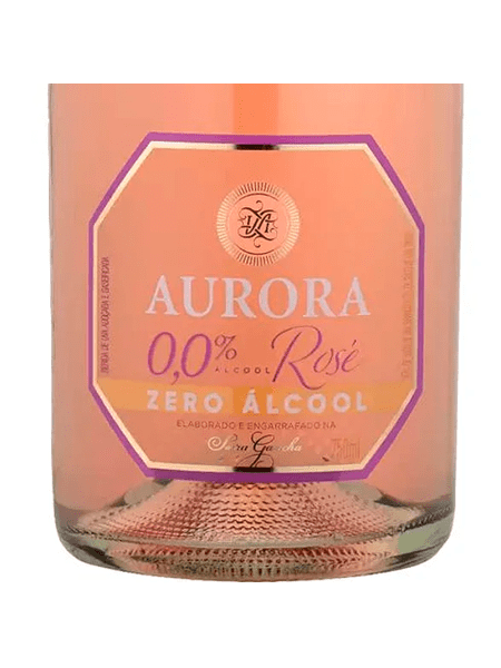 Espumante Aurora Zero Álcool Rose 750ml