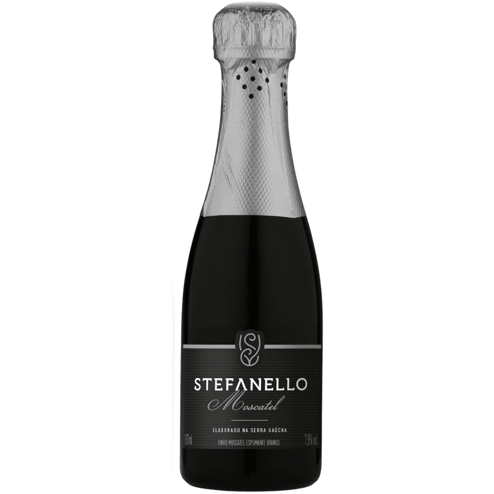 Espumante Stefanello Branco Moscatel Brasil Moscato 187ml