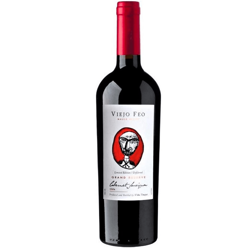 Vinho Viña Tinajas Tinto Seco Chile Viejo Feo Grand Reserva Cabernet Sauvignon 750ml