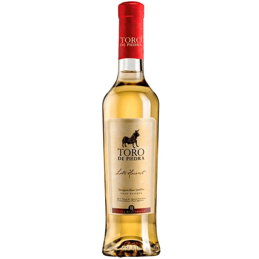 Vinho Viña Requingua Branco Seco Chile Toro de Piedra Gran Reserva Sauvignon Blanc, Sémillon 375ml