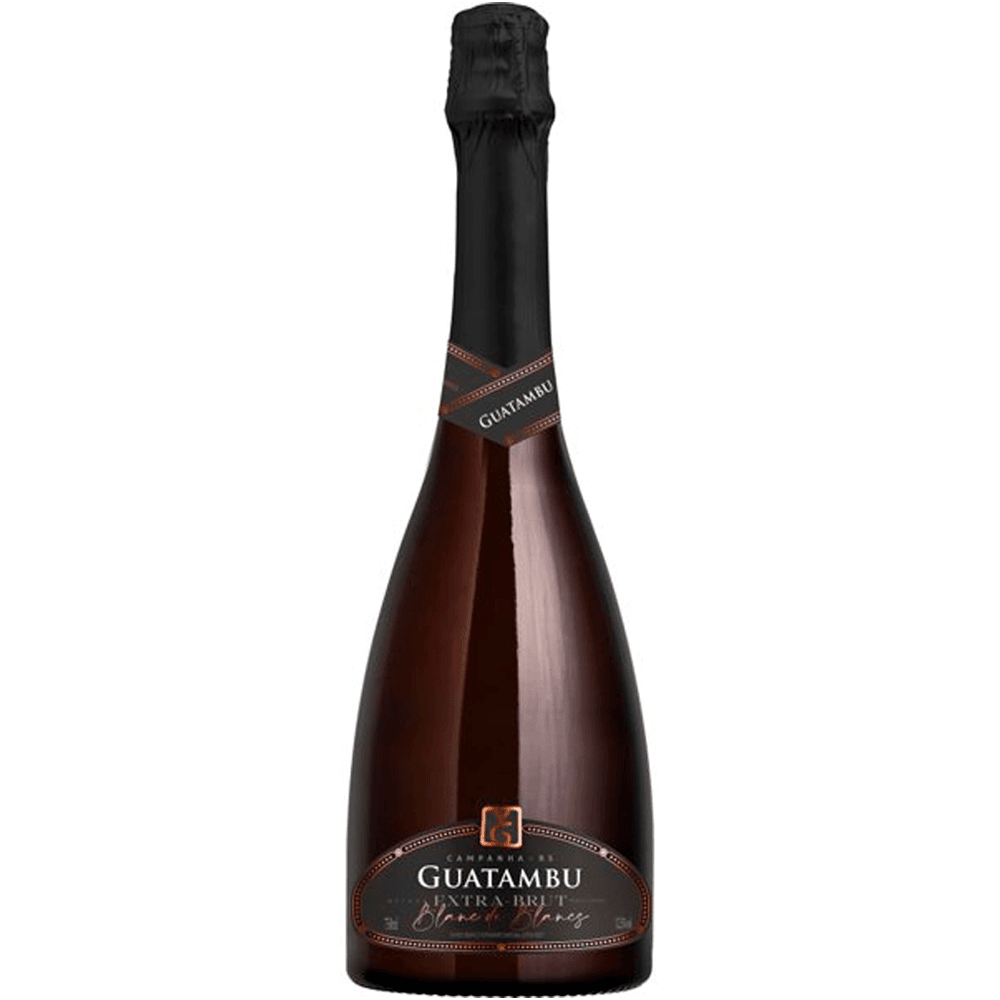 Espumante Vinícola Guatambu Branco Extra Brut Brasil Blanc de Blancs Chardonnay 750ml