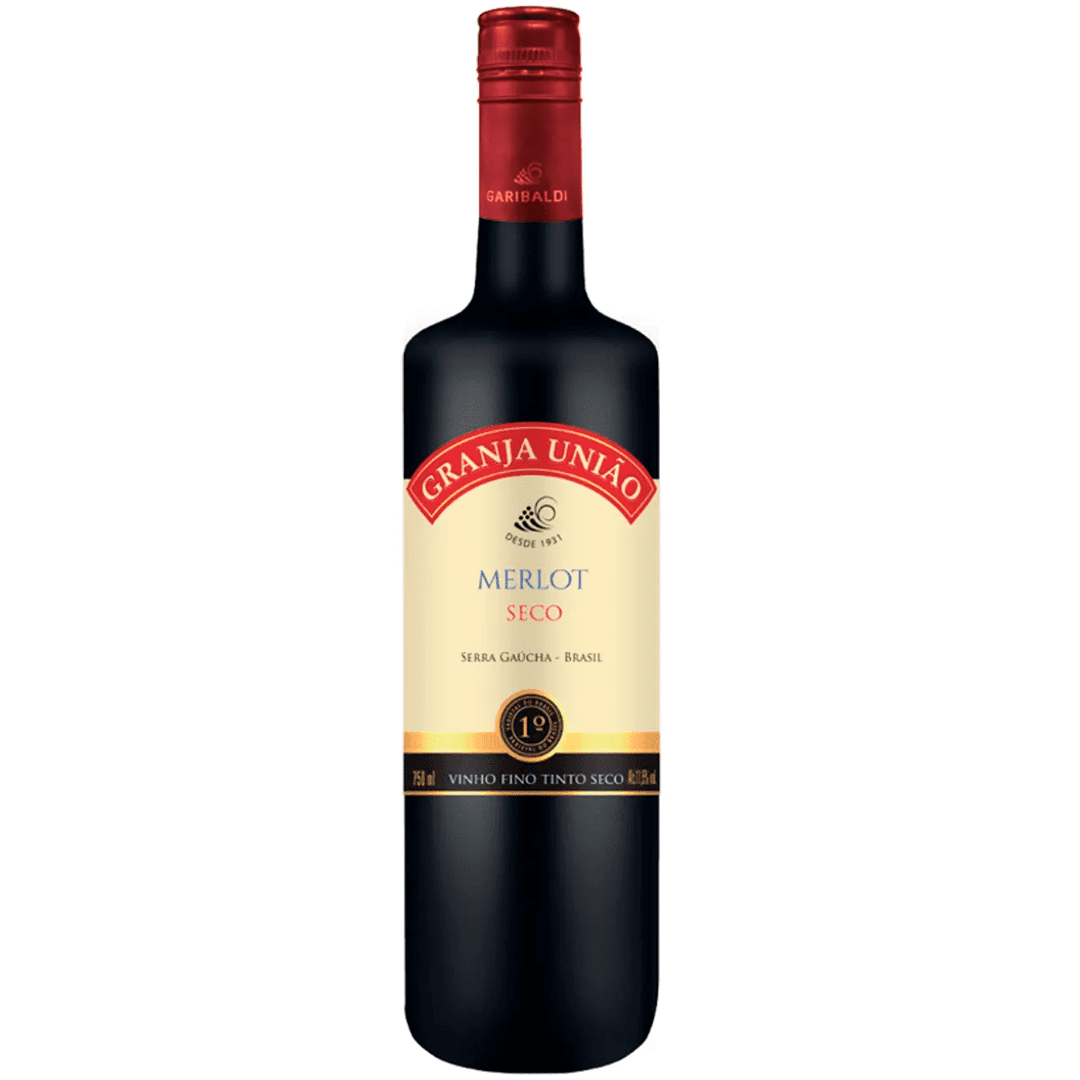 Vinho Garibaldi Tinto Seco Brasil Granja União Merlot 750ml
