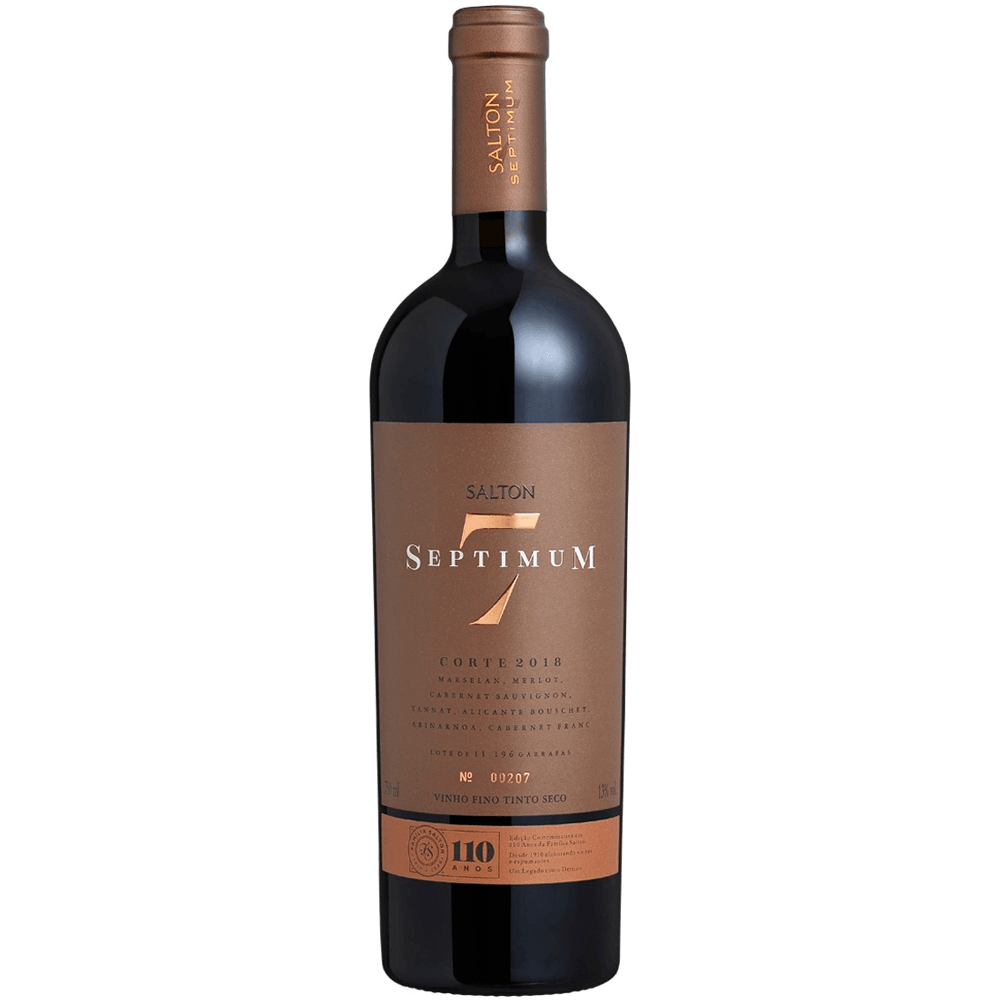 Vinho Vinícola Salton Tinto Seco Brasil Septimum Blend 2018 750ml
