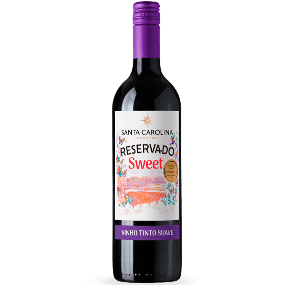 Vinho Santa Carolina Tinto Suave Chile Reservado Blend 750ml