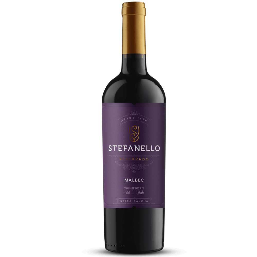 Vinho Stefanello Vinhos Tinto Seco Brasil Malbec 750ml