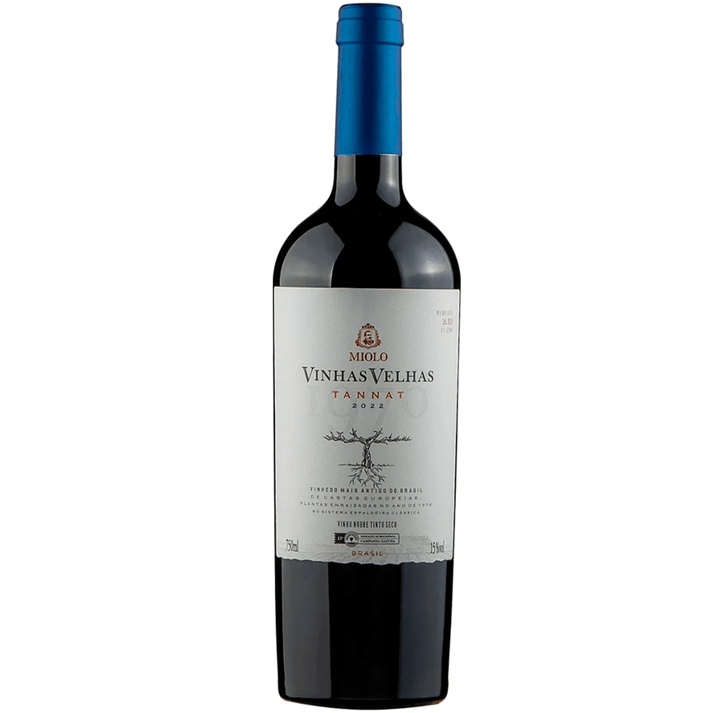 Vinho Miolo Tinto Seco Brasil Vinhas Velhas Tannat 2022 750ml