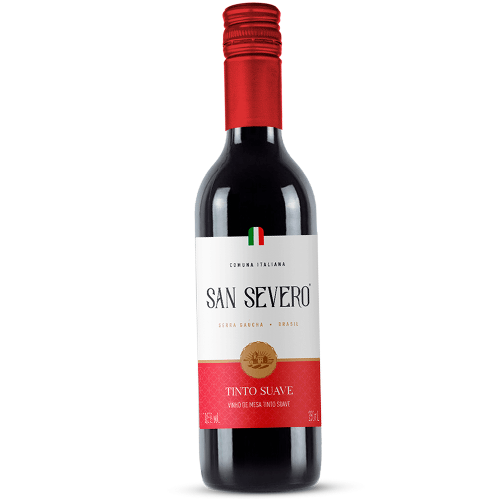 Vinho San Severo Tinto Suave Brasil Uvas Americanas 250ml