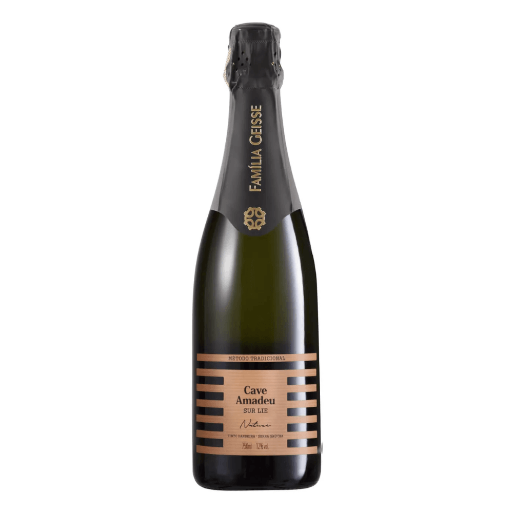 Espumante Cave Amadeu Branco Nature Brasil Sur Lie Blend 750ml