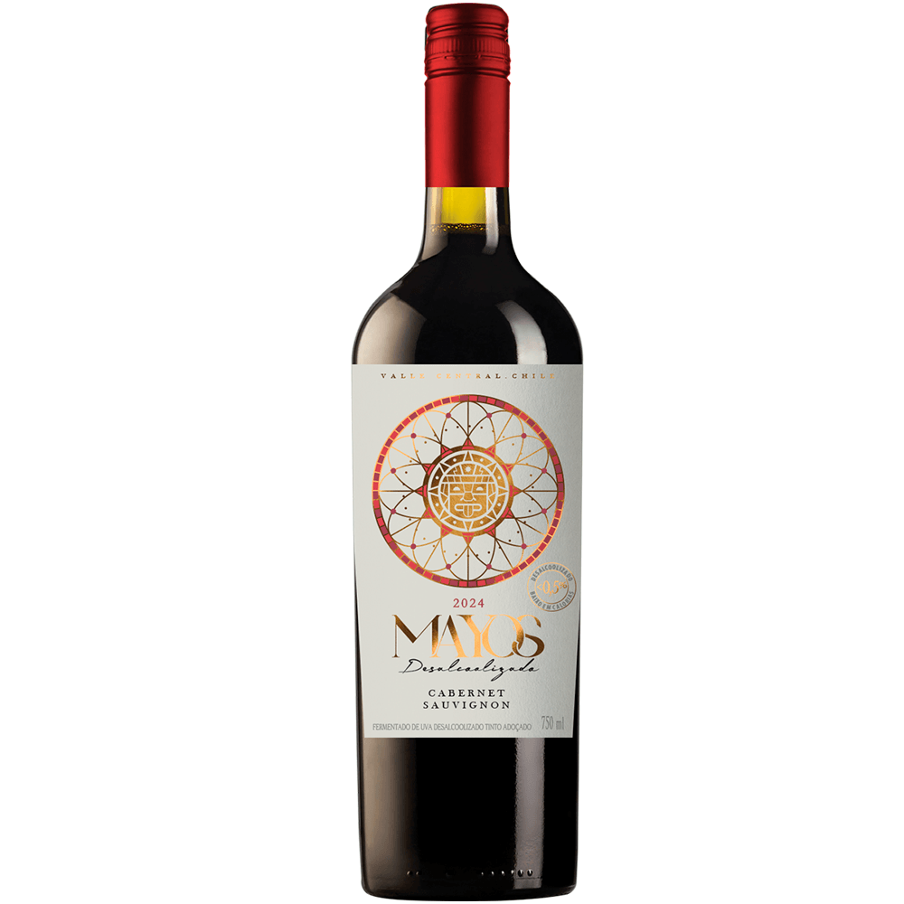 Vinho Mayos Tinto Seco Chile Sem Álcool Cabernet Sauvignon 750ml