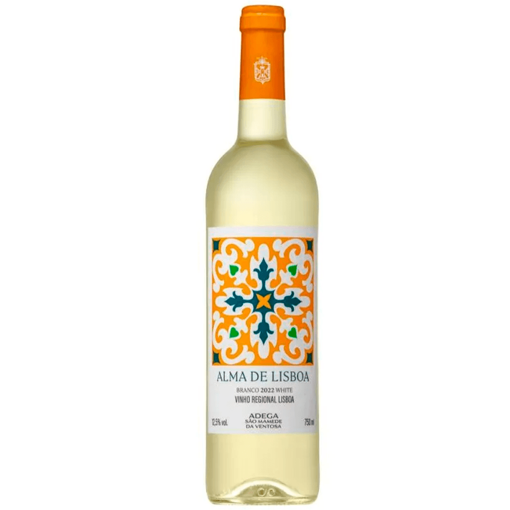 Vinho Adega São Mamede da Ventosa Branco Seco Portugal Alma de Lisboa Fernão Pires, Malvasia Fina 750ml