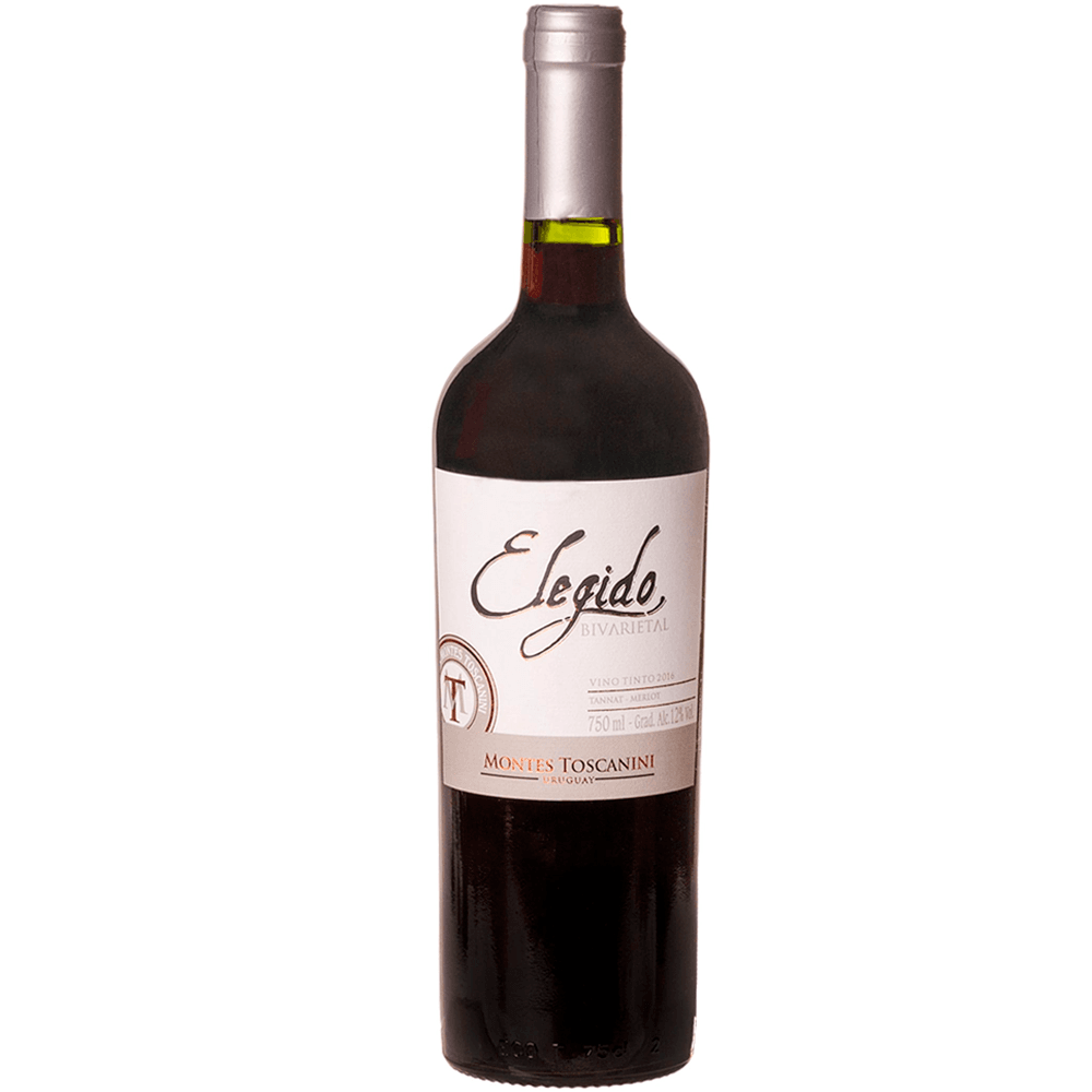 Vinho Montes Toscanini Tinto Seco Uruguai Elegido Merlot, Tannat 750ml