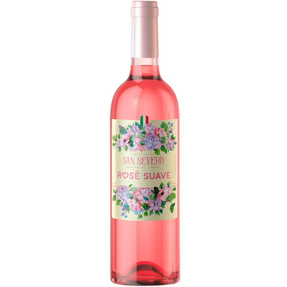 Vinho San Severo Rosé Suave Brasil Uvas Americanas 750ml