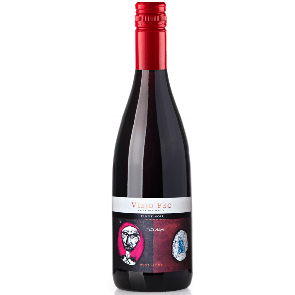 Vinho Viña Tinajas Tinto Meio Seco Chile Viejo Feo Pinot Noir 375ml