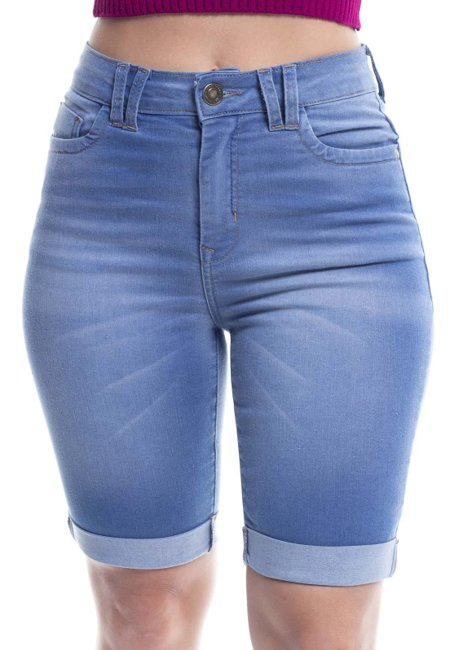 Shorts Feminino Color Curto Barra Desfiada Crocker - 49193