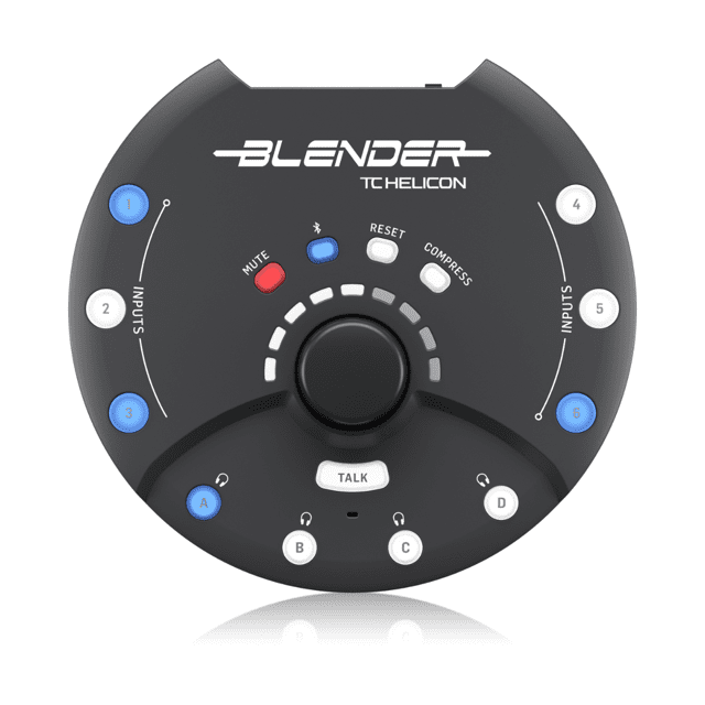 Blender Mixer de 8 canais Estéreo TC Helicon