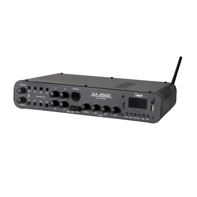 Amplificador Compacto De Som Ll Audio Sa2500 180w até 24 cxs