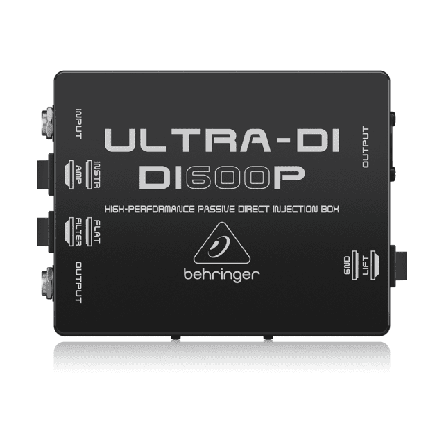 Direct Box Passivo Di600p Behringer UltraDI JJ Musical Instrumentos
