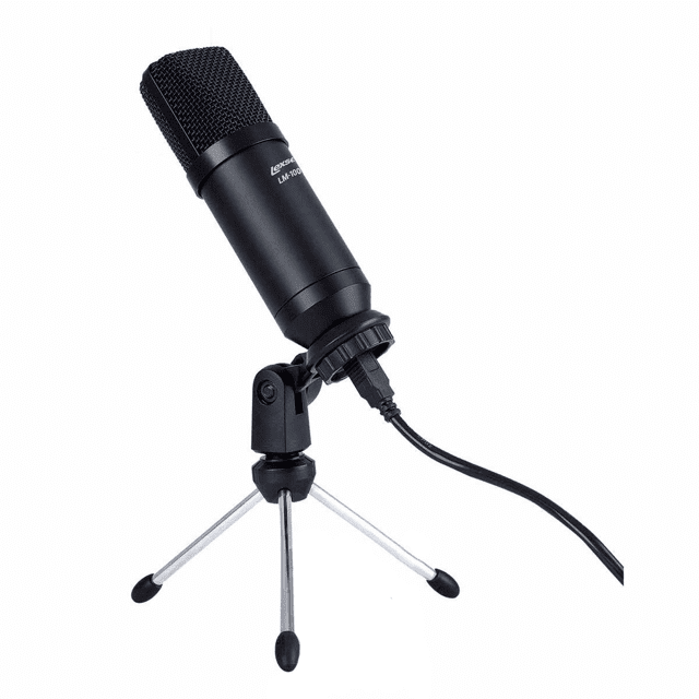 Microfone Condensador USB  LM-100U Podcast e Straming Lexsen