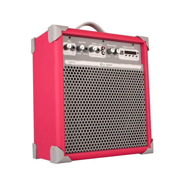 Caixa de Som Amplificada Multiuso Up!8 Vivid Pink FM/USB/BT