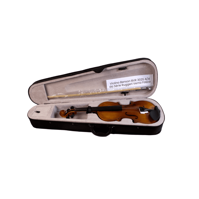 Violino Benson BVR 302S 4/4 da Série Ruggeri Verniz Fosco