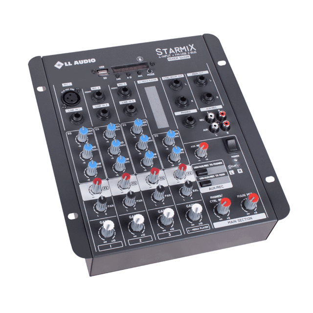 Mesa De Som Mixer Ll Audio S402r  Bt 4 Canais Bluetooth