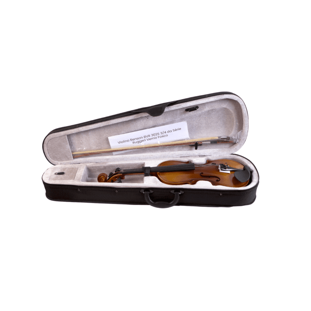 Violino Benson BVR 302S 3/4 da Série Ruggeri Verniz Fosco