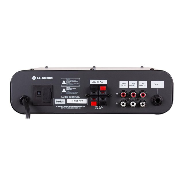 Amplificador Compacto Para Som Nca SA100 100 W Rms
