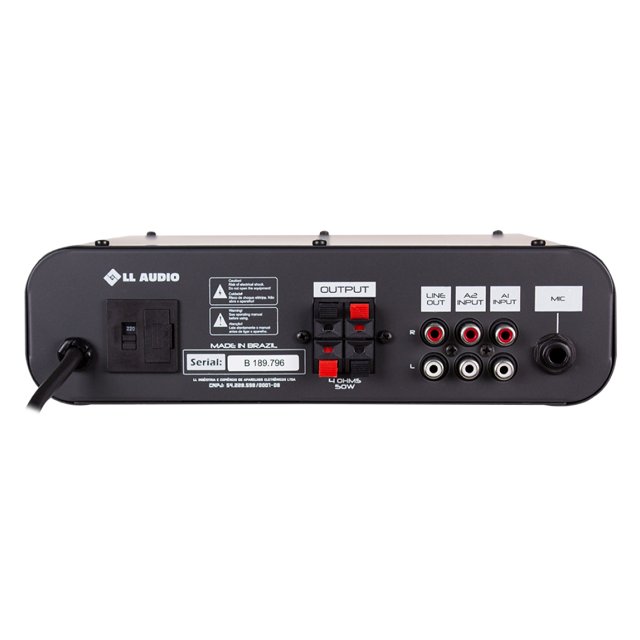 Amplificador Compacto SA100 ST 100 WRms NCA By LL Áudio