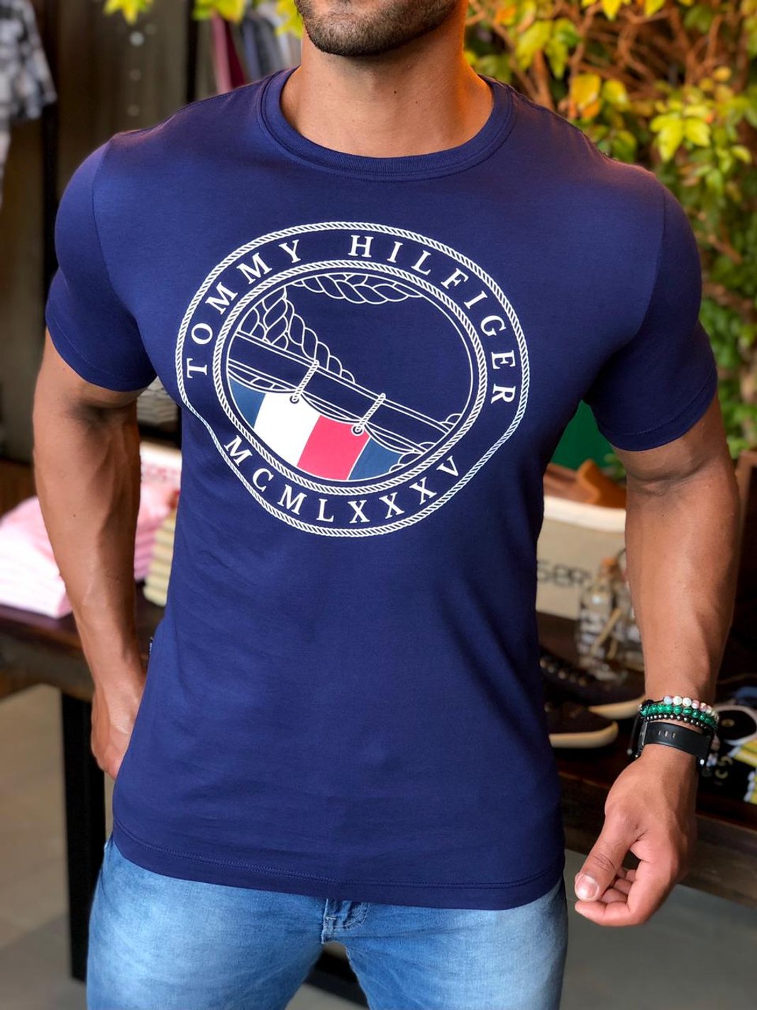 Tommy hilfiger shops mcmlxxxv t shirt