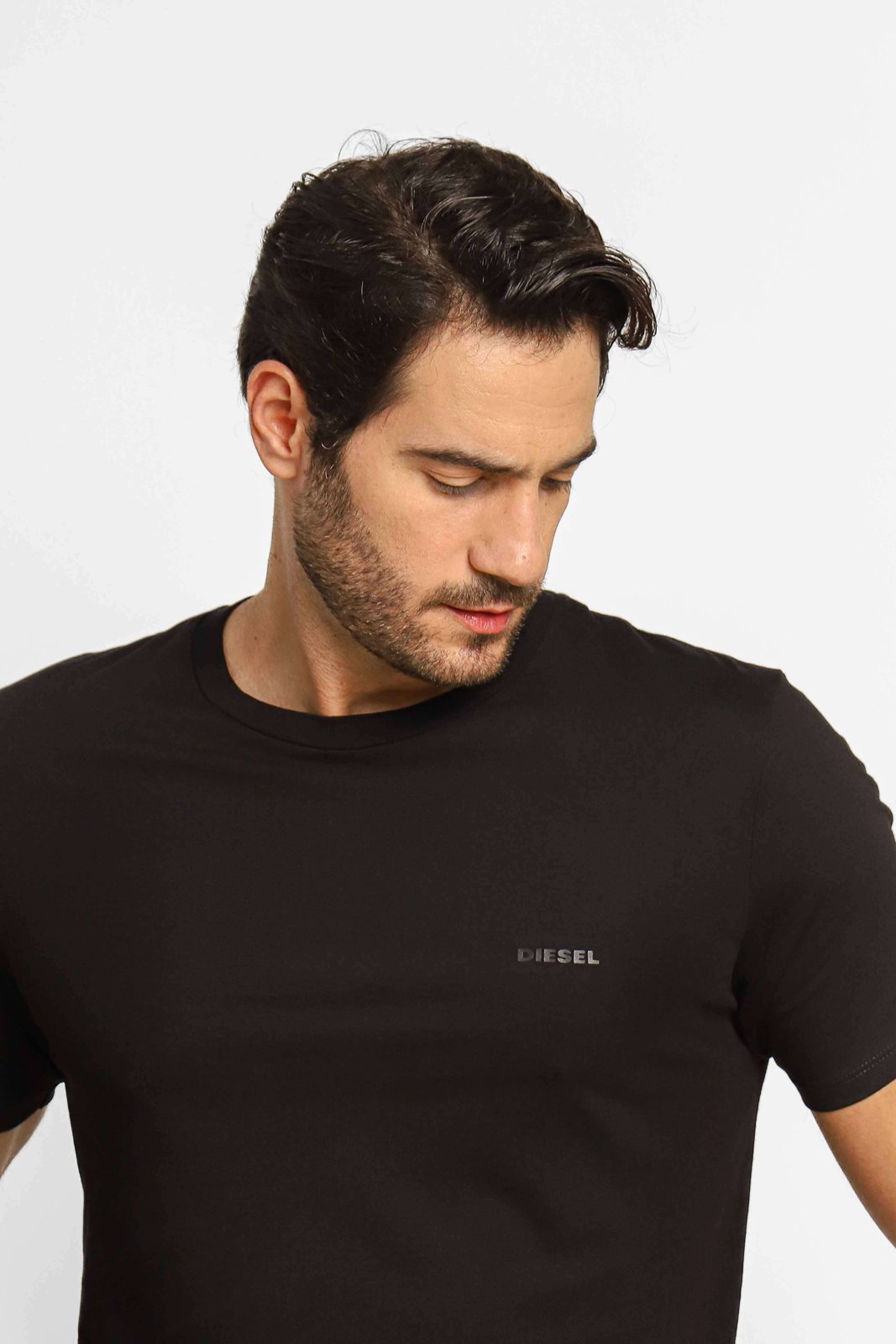 Camiseta Poloche Diesel Original Camiseta Diesel Slim Logo Peito