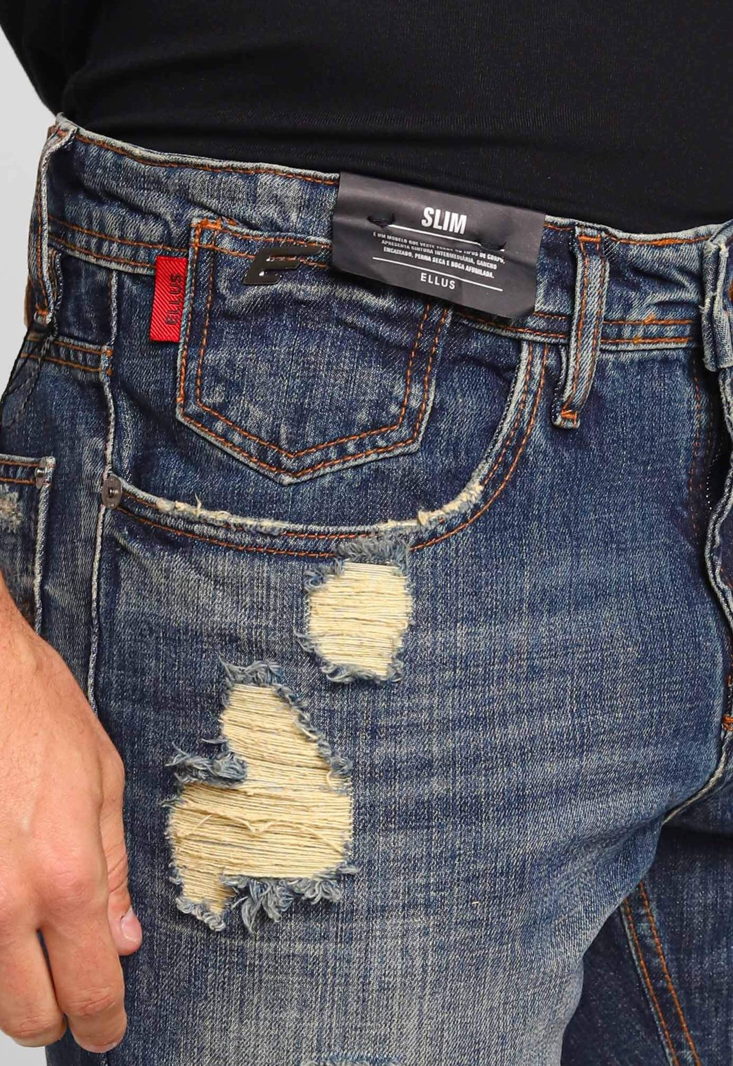 Bermuda Ellus Jeans Slim Sale Henri Store Loja Oficial