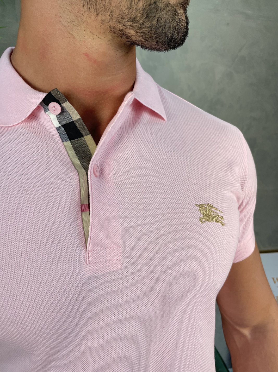 Polo Burberry London Rosa Claro Henri Store