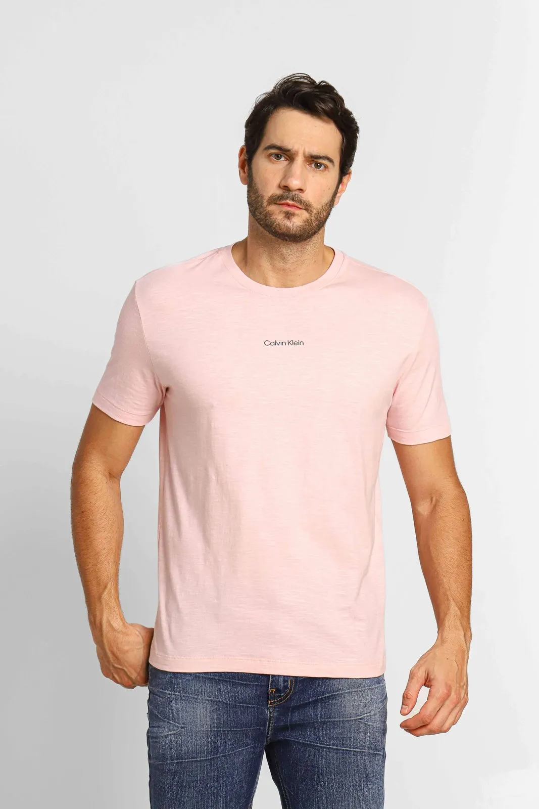 Camiseta Calvin Klein Flame Rosa Claro Henri Store