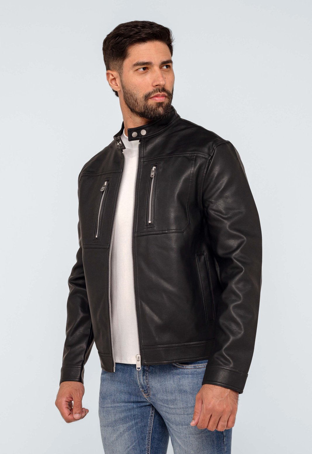 Masculina Preta Jaqueta De Couro Olx Olx Jaqueta De Couro Harley