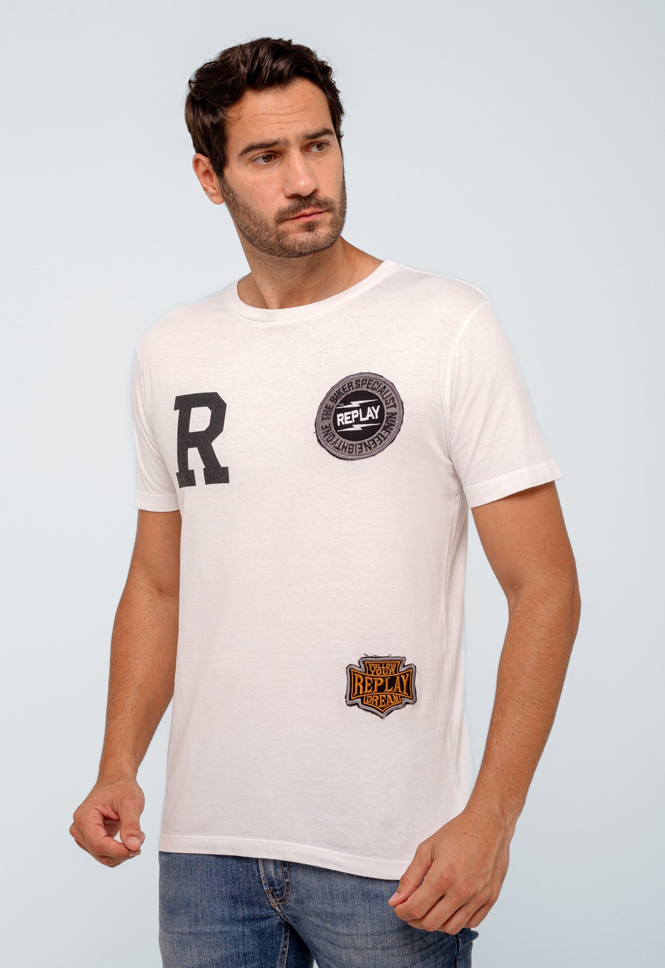 Camiseta Replay Patchs | Henri Store - Loja Oficial