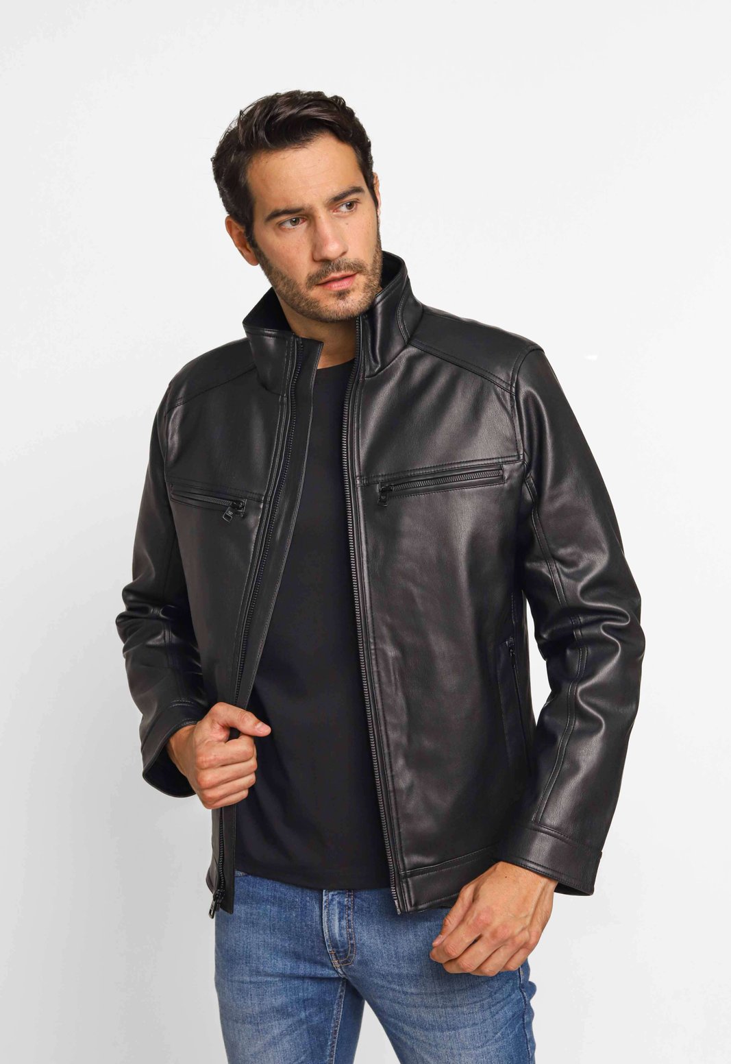 Jaqueta Calvin Klein Couro