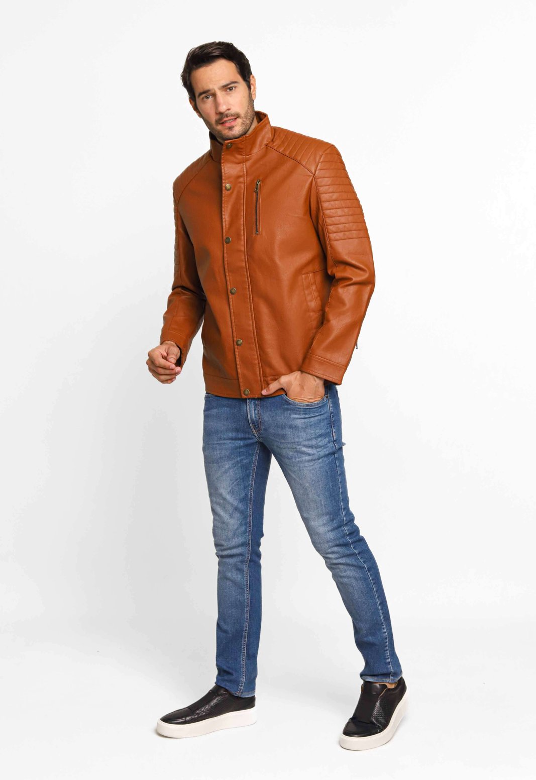 Looks Com Jaqueta De Couro Marrom Masculina Couro Marrom Jaqueta