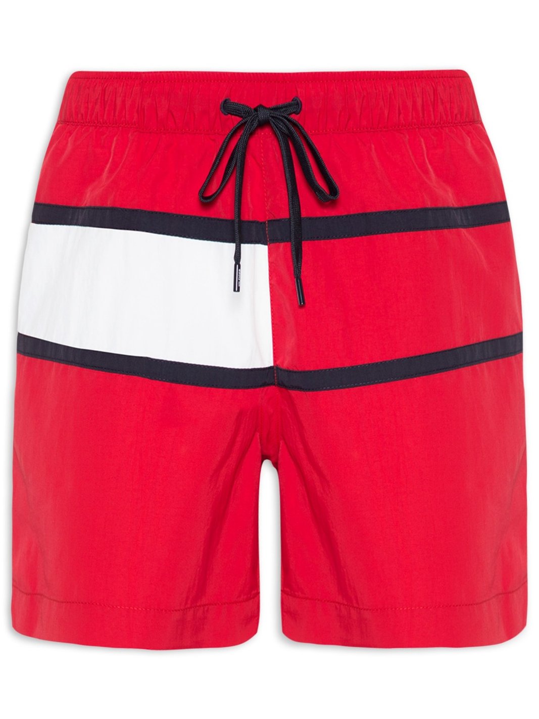 Short Tommy Hilfiger Vermelho C Listra Branco Vermelho Henri Store Loja Oficial