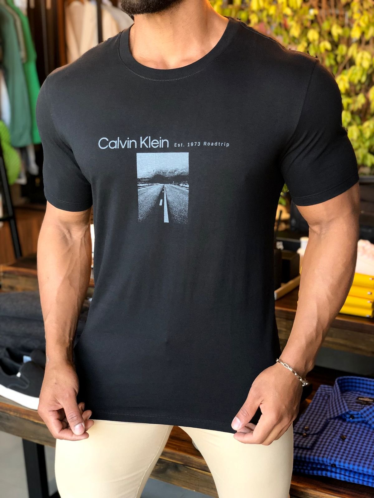 Camiseta Calvin Klein Mc Calvin Ny 1968 Branco